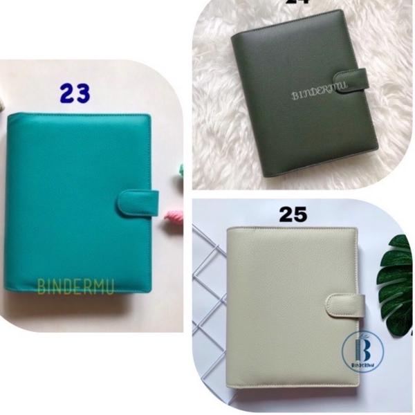 

(VIRAL!) Bindermu READY Binder Polos Kulit A6 6ring A5 20ring B5 26ring Multiring 6 holes lubang Planner Notebook BINDER KEUANGAN / MONEY BINDER / Paket binder sinking fund / ziplock / zipper pocket