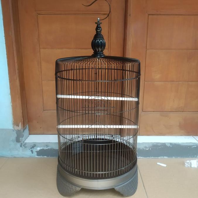TERBARU|NEW STOCK|READY STOCK|BIG SALE SANGKAR KANDANG BESI BULAT BURUNG LOVEBIRD KACER JALAK JUMBO 