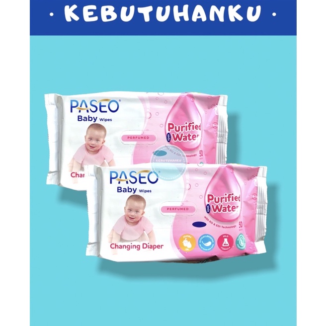 Jual Paseo Baby Tisu Basah Lembar Sheets Wipes Changing Diaper