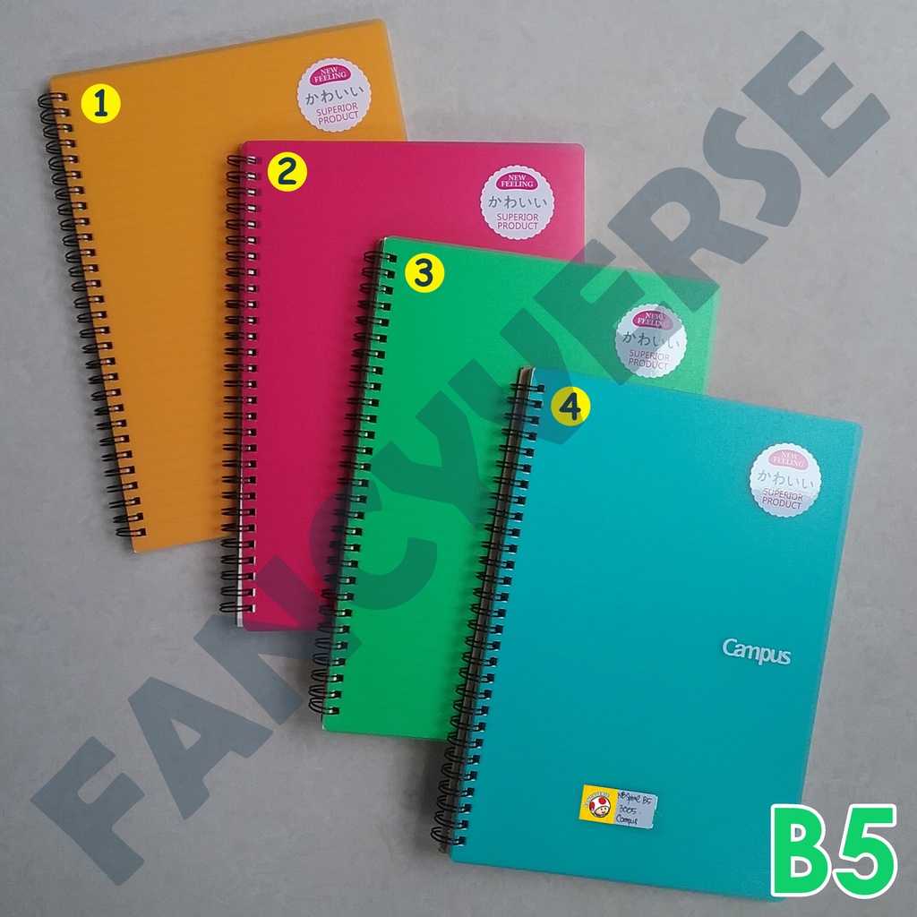 

Notebook Spiral B5 Campus 3005 / Agenda Diary Notes Buku Catatan