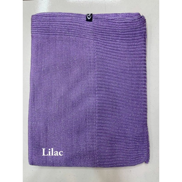 PASHMINA RAJUT GLITER / PASHMINA RAJUT PENGANTIN / PASHMINA PREMIUM-Lilac