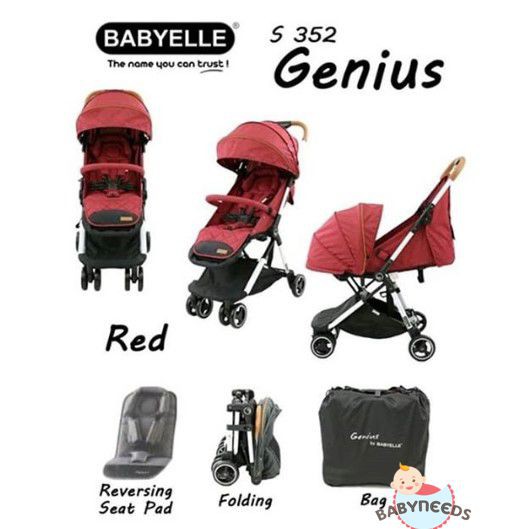 Stroller Bayi Baby Elle Genius S-352 GENIUS DX 355 Kereta Bayi BabyElle Genius