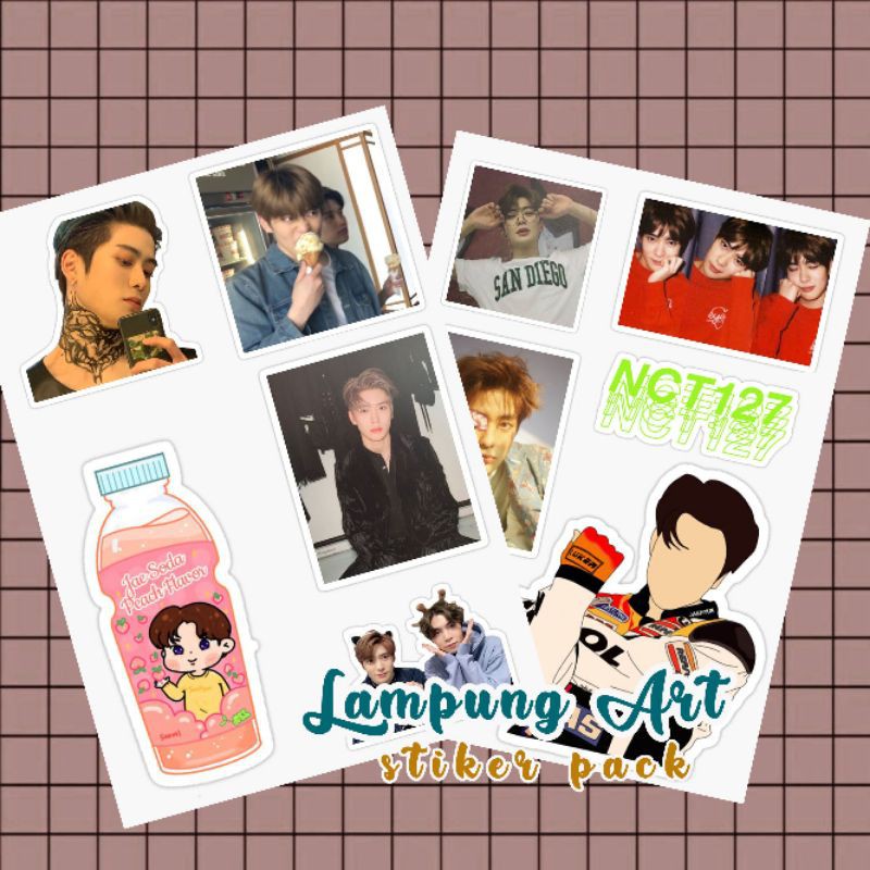 

Stiker Sheet Dear M, Jaehyun, NCT