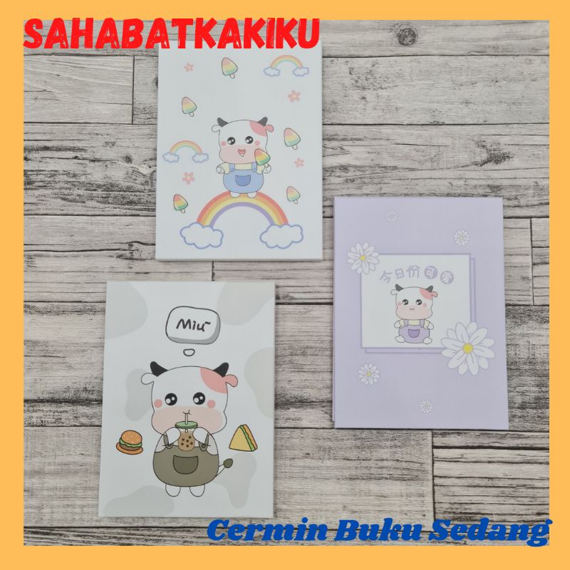 Cermin Buku Lipat / Kaca Buku Lipat / Cermin Buku Besar Sedang Kecil