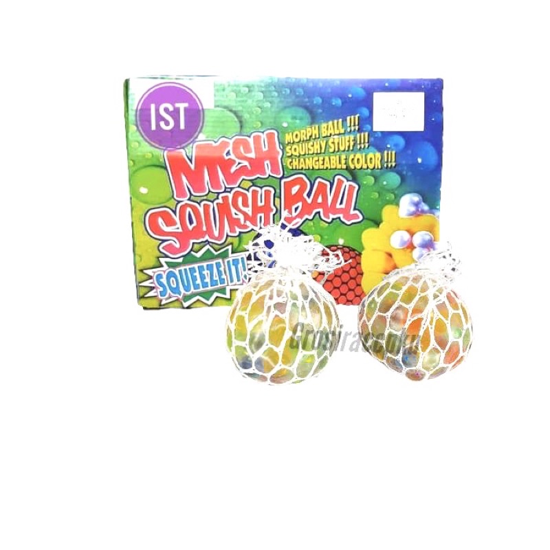 Mainan Mesh Squishy Jelly / Rainbow Ball / Stress Ball / Mainan saat Stress