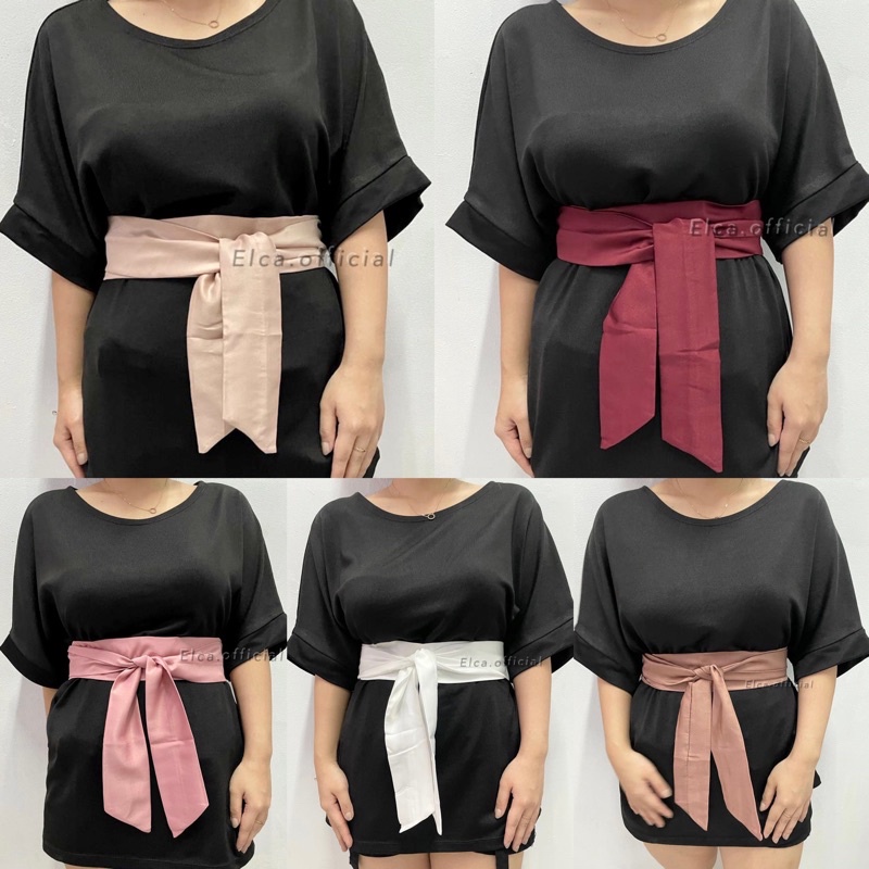 obi belt black / obi belt line / obi belt lurus / ghani obi / obi ikat pinggang gesper / tali pingga