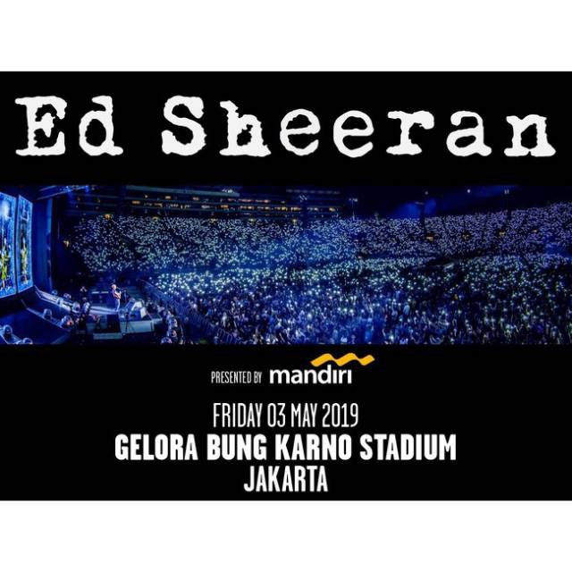 Promo Tiket Konser Ed Sheeran Jakarta Kategori 4 Divide World Tour Shopee Indonesia The face value of the ticket prices is between idr 550,000 and idr 2,600,000. promo tiket konser ed sheeran jakarta kategori 4 divide world tour