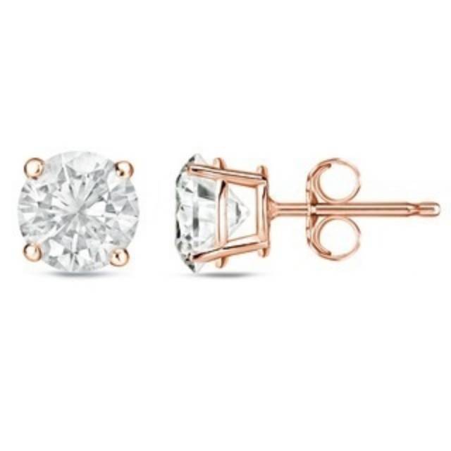 GIWANG TUSUK ANTING SOLITAIRE MODEL BERLIAN DIAMOND LOOK ROSEGOLD 75%