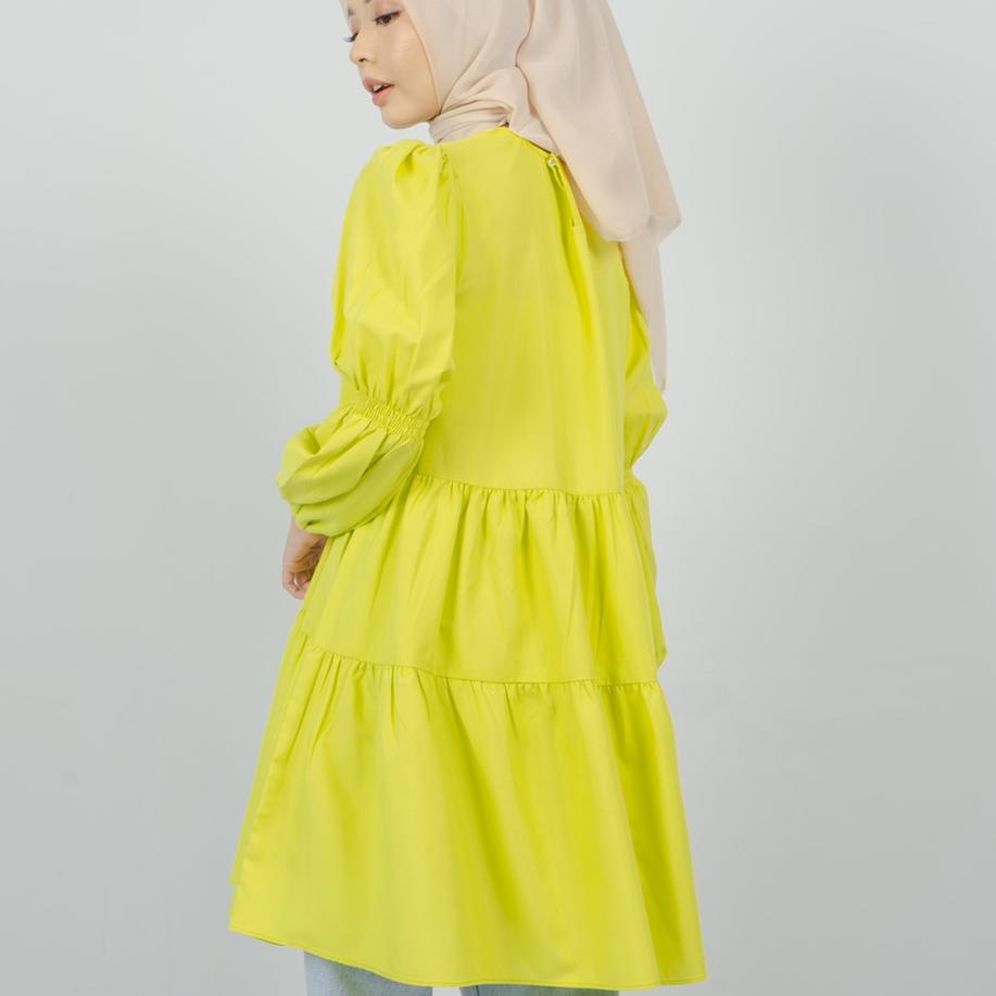 Paling Laris HijabChic Frita Lime Green Top