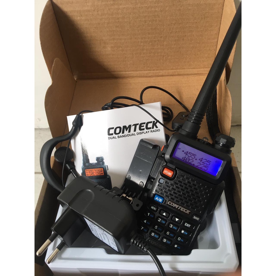 HT Handy Talkie Comteck UV-5R 5R UV5R Dual Band VHF - UHF Radio FM