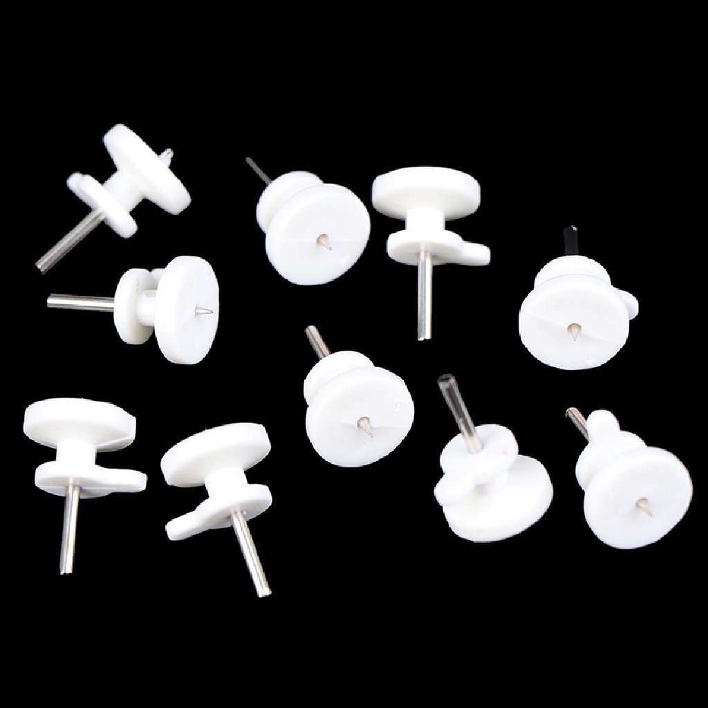 (lsingers1) 10pcs / Set Kait Gantung Dinding Tanpa Bekas Untuk Blok Kayu