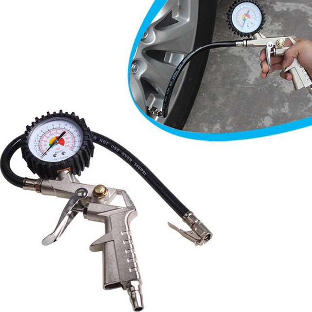 Tire Inflator 3 in 1 Isi Angin Ukur Angin Hasston