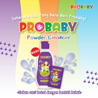 PROBABY Powder Cleanser Serbuk Pencuci Botol 13gr FREE SIKAT BOTOL