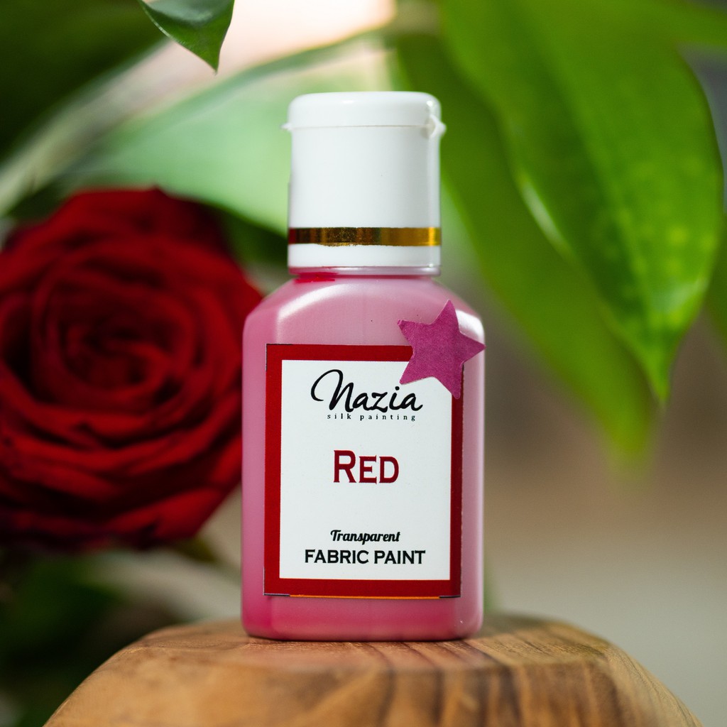 

Cat Kain Tekstil Premium Red Nazia Fabric Paint (Cat Textile)