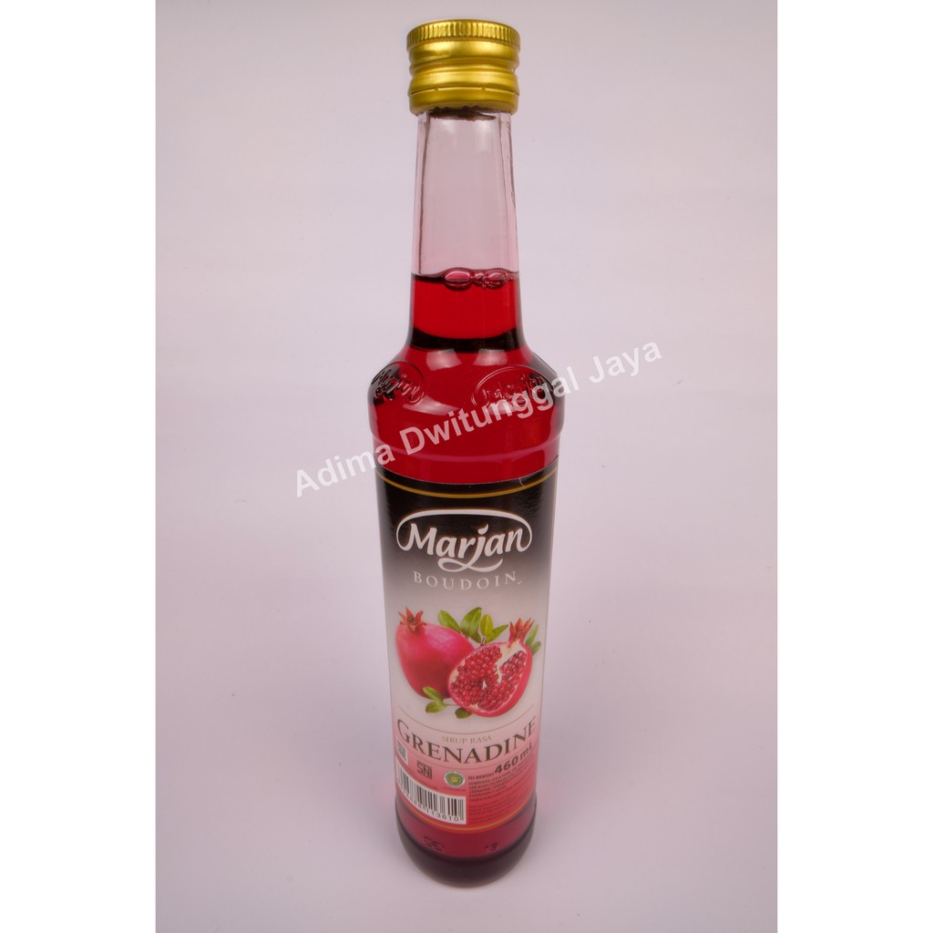 Marjan Boudoin Grenadine Syrup / Sirup Marjan Rasa Grenadine 460 ml