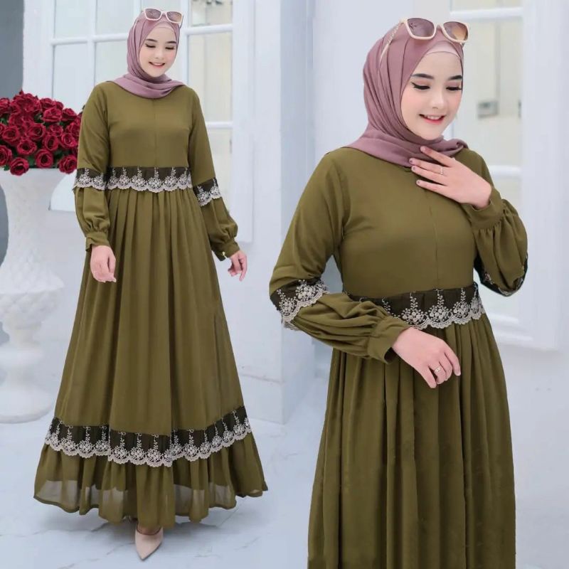 Sonia maxy dress fashion muslim wanita