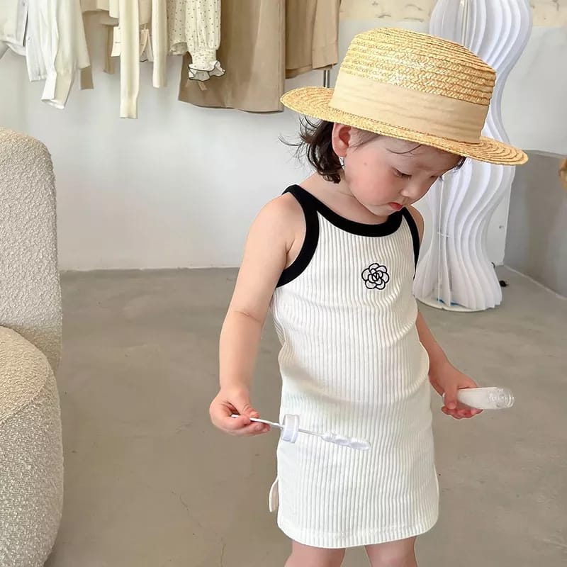 BEFAST - ZTL OOTD Dress Anak SALWA / DRESS ANAK VODI / Dress Anak-Anak Perempuan / Pakaian Anak Balita / Dress Tanpa Lengan / Fashion Santao Anak Casual Terlaris / Dress Anak Motif Bunga