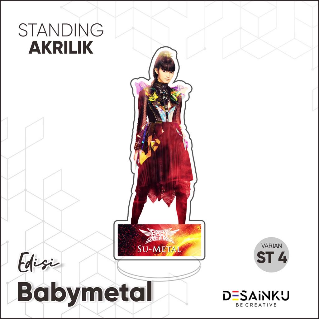 STANDEE / MINI STANDEE / STAND FIGURE AKRILIK BABYMETAL WORLD TOUR ASIA / SU-METAL / MOA-METAL / YUI-METAL