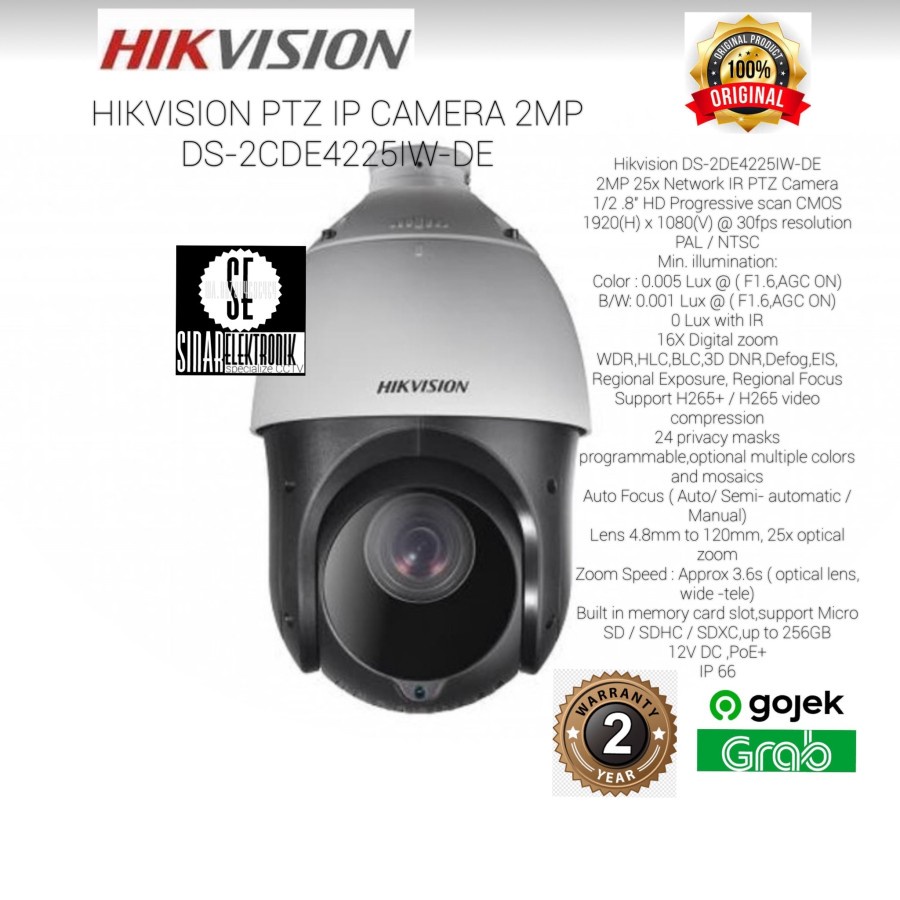 Ip PTZ HIKVISION DS-2DE4215IW-DE