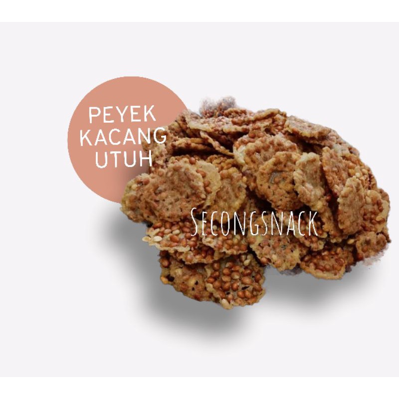 

PEYEK KHAS BANTUL JOGJA/PEYEK KACANG TANAH UTUH/REMPEYEK KACANG TANAH/PEYEK KACANG JOGJA