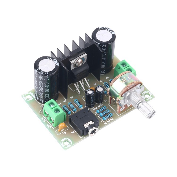 Power amplifier mono TDA2030A 18W DC/AC12V circuit protection (042)