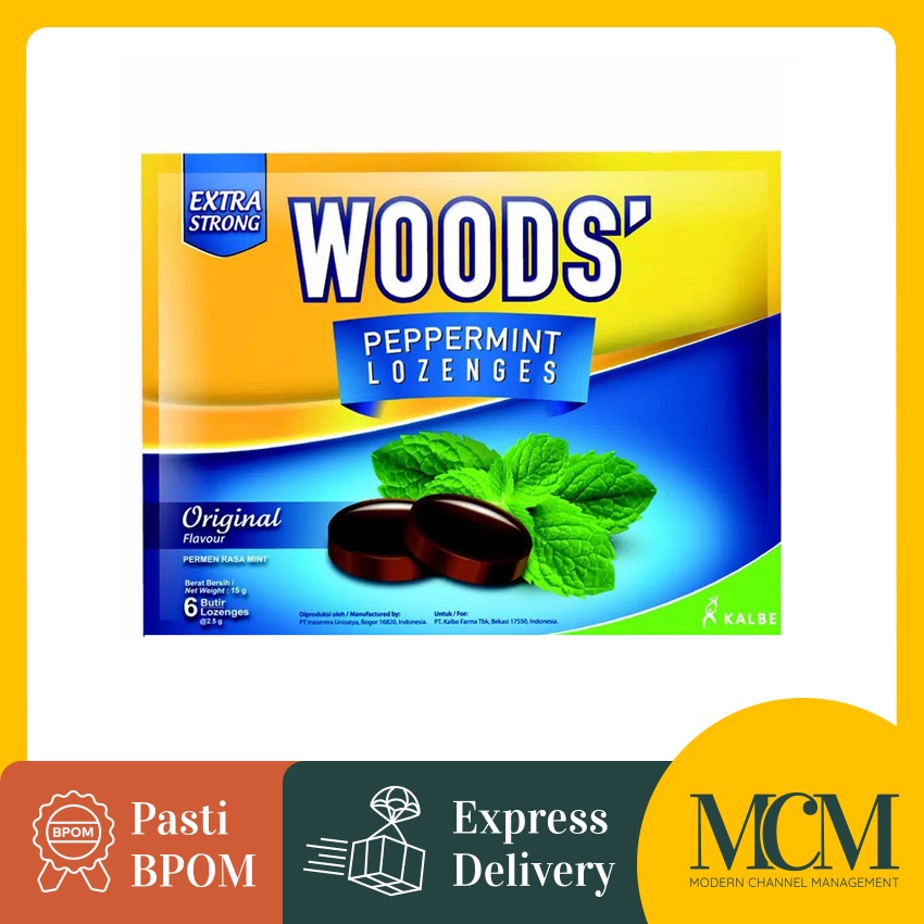 

Woods Permen Pelega Tenggorokan Rasa Original - 6 Pcs