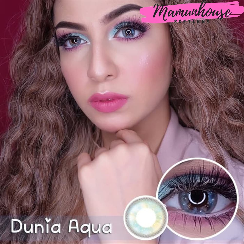 ORIGINAL Softlens EOS Dunia Warna Aqua Orange Violet Minus Murah Original Korea Soft Lens Mata Sofle