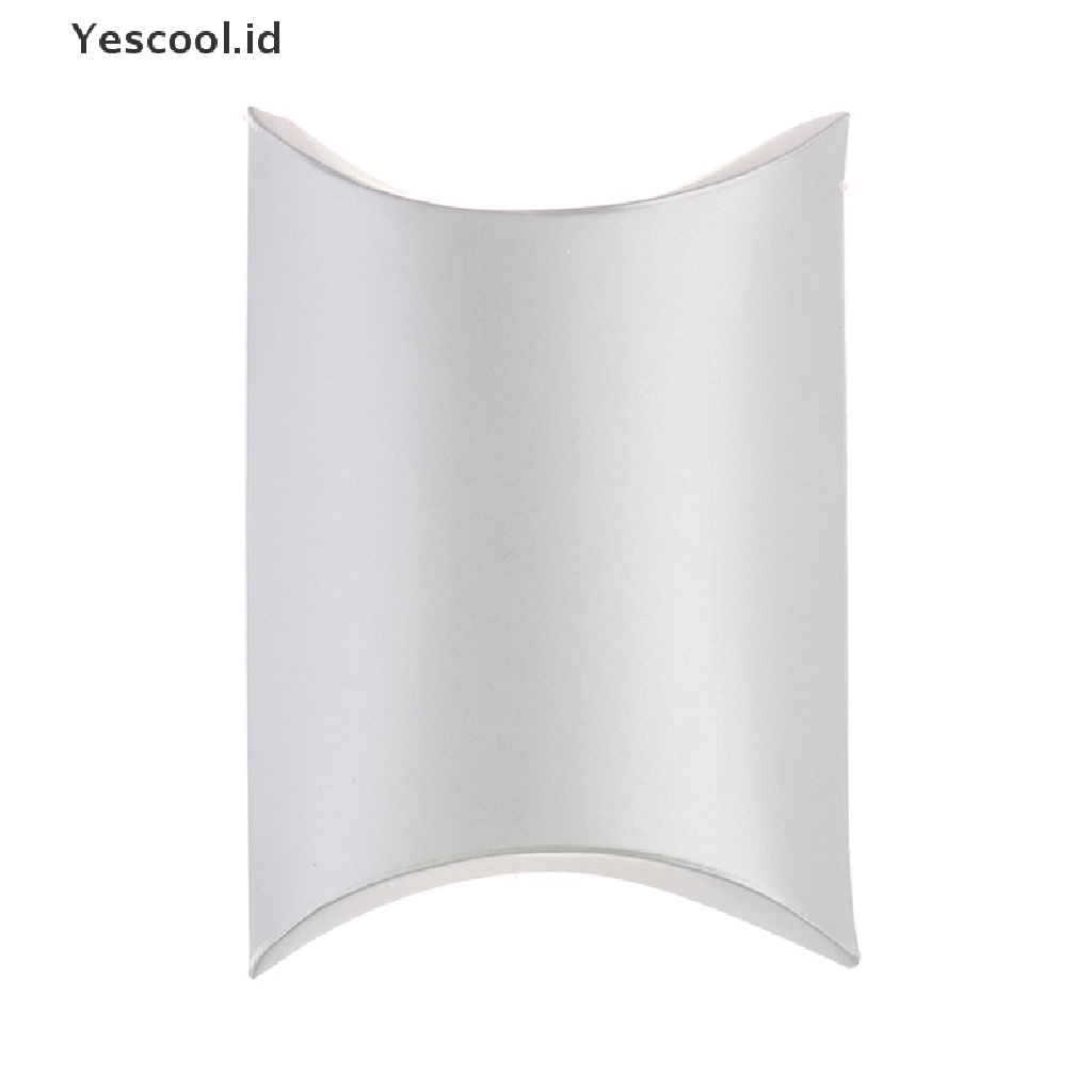 【Yescool】 50pcs craft paper bags pillow box gift cake bread candy wedding party favor bag .