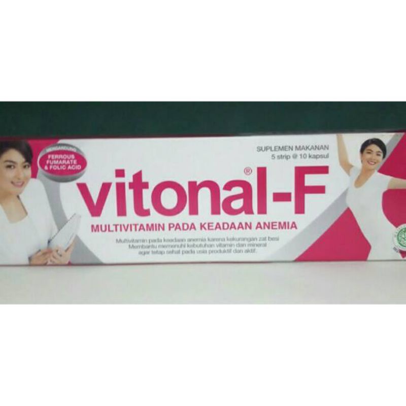 Vitonal -F isi 50 tablet Multivitamin Ibu hamil dan menyusui