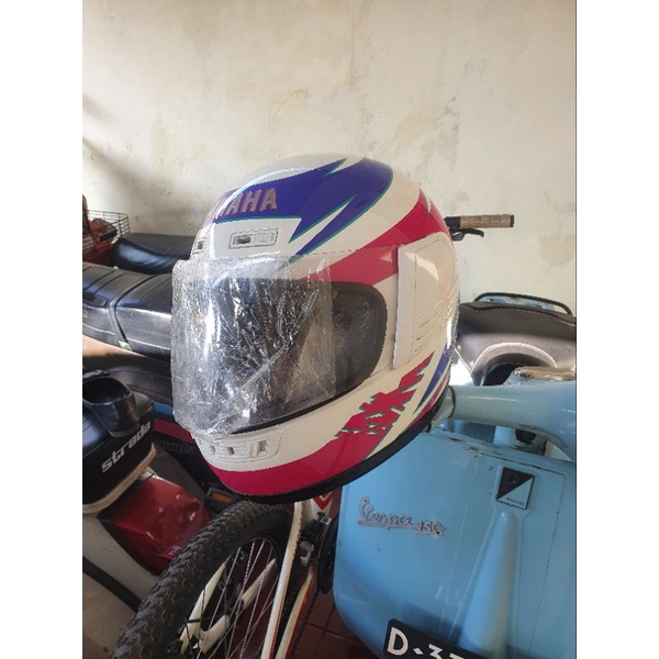 Helm helmet yamaha gvf size L fullface jadul klasik retro nos kolektor item