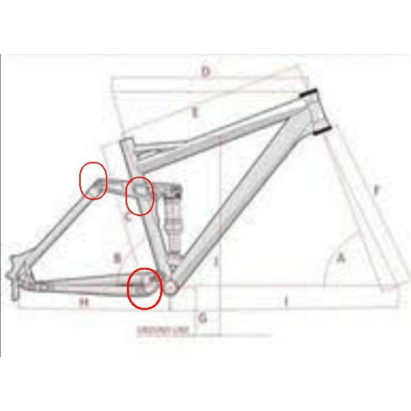 Bearing Adrenaline XC linkage chain stay