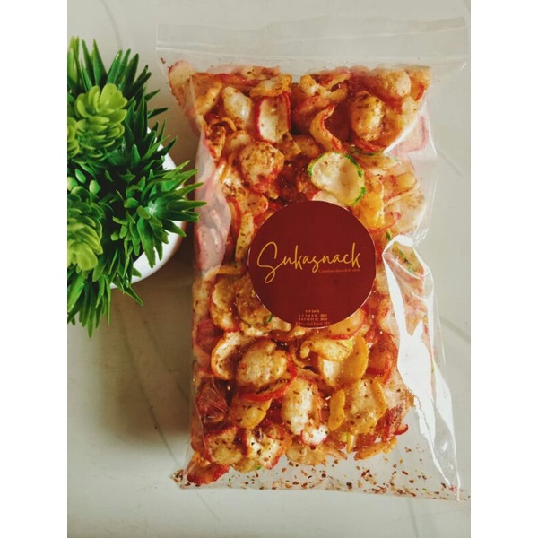 

keripik seblak kencur