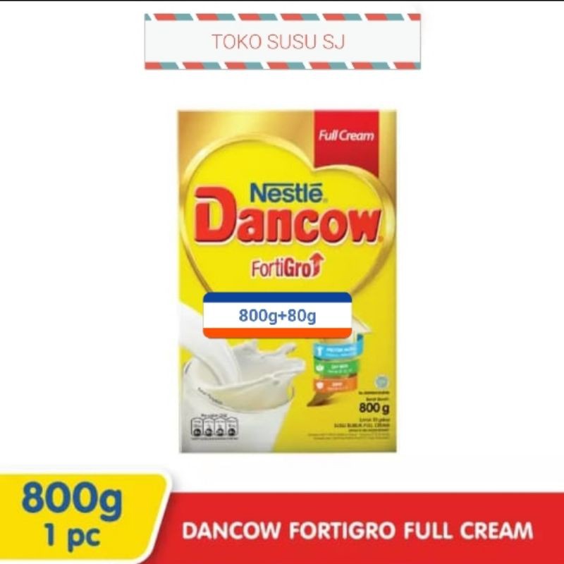 DANCOW FORTIGRO FULL CREAM  Instant coklat putih 780 GRAM/780gr/Nestle