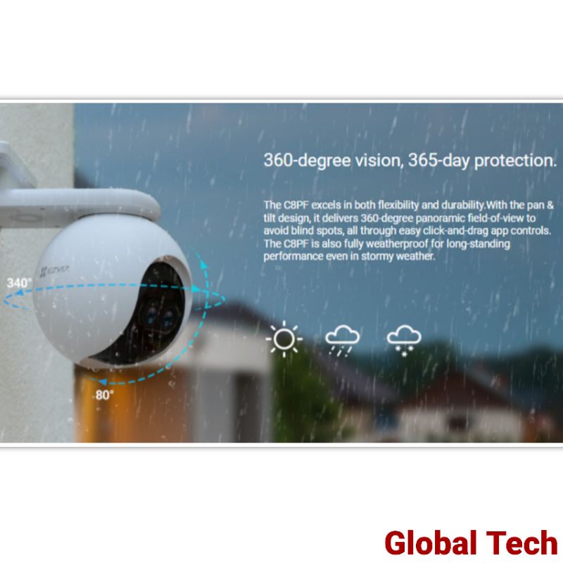 EZVIZ C8PF 1080P PTZ OUTDOOR IP CAMERA