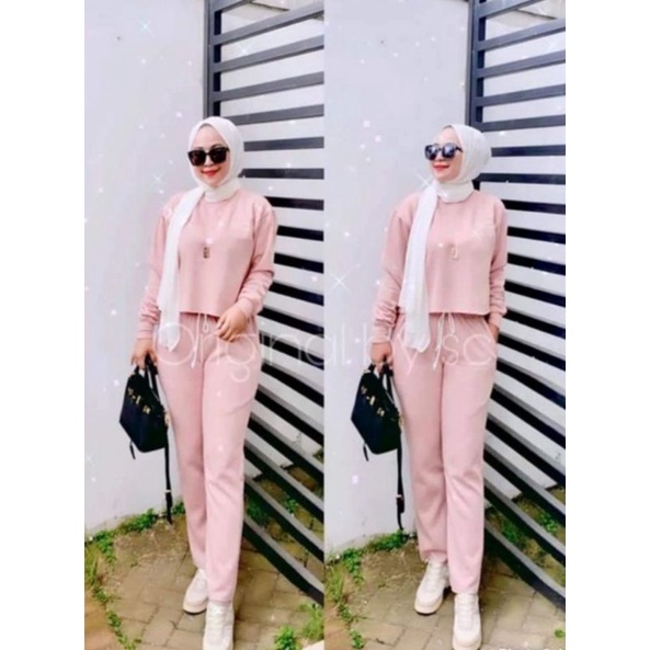 setelan/one set stay classy