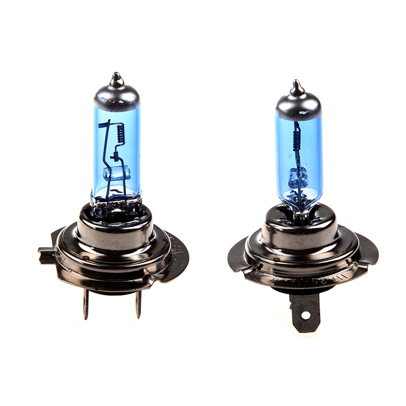 2 Pcs Lampu Depan Mobil LED H7 6000K Xenon Gas Halogen H7 100W 24V Super Terang Warna Putih