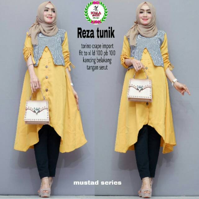 Dress Torino Crepe Reza Tunik Ori Nala