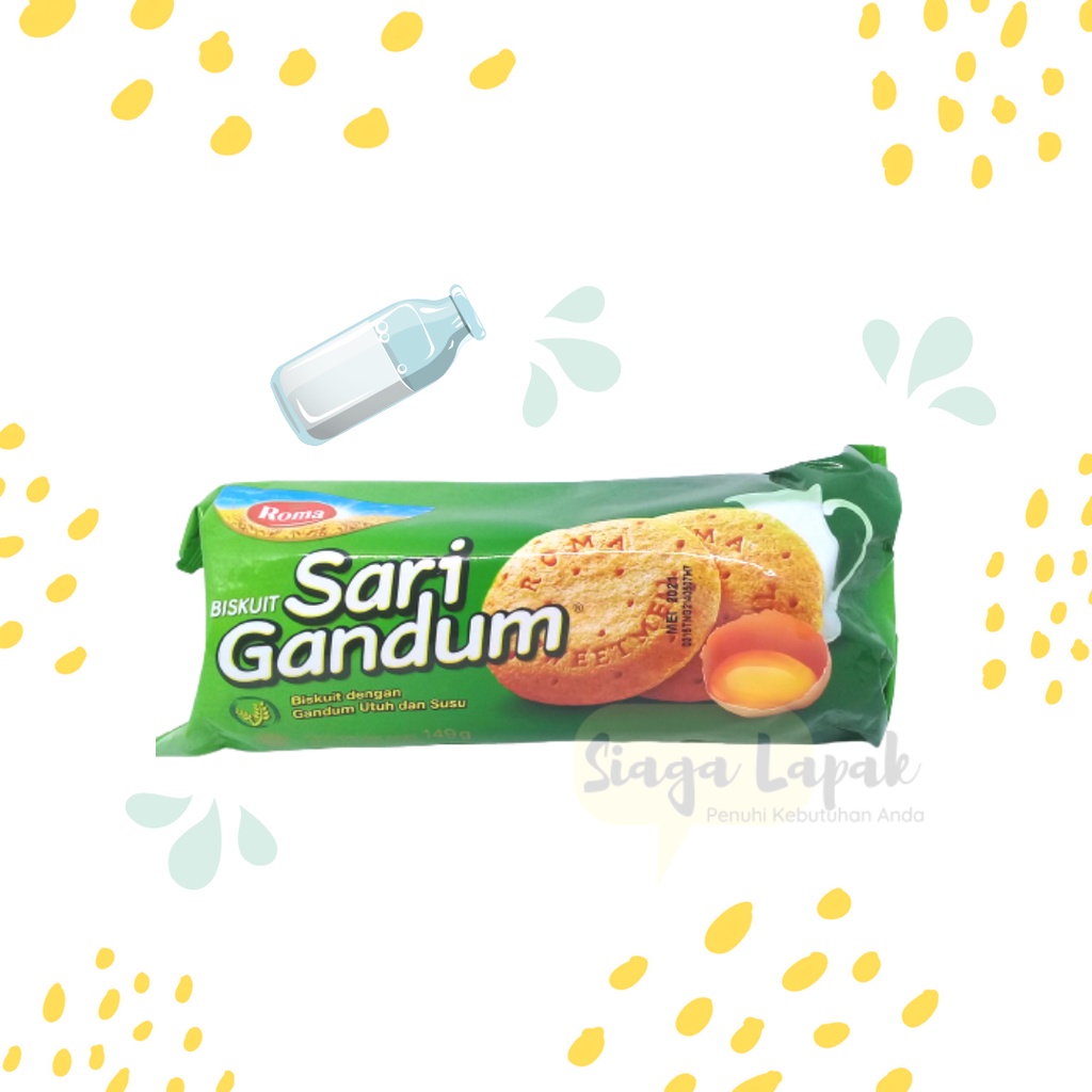 Biskuit Roma Sari Gandum Susu Roll 149 gram