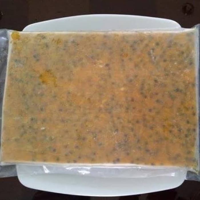 

FROZEN PASSION FRUIT WITH SEEDS/MARKISA BEKU DENGAN BIJI 1 KG OBRAL