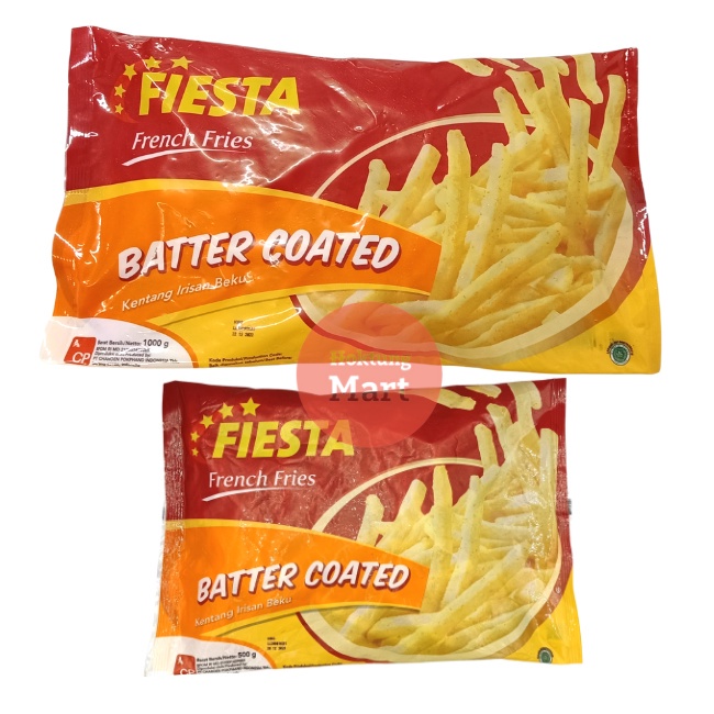 

Fiesta French Fries Batter Coated Kentang Keju Fiesta 500gr / 1kg
