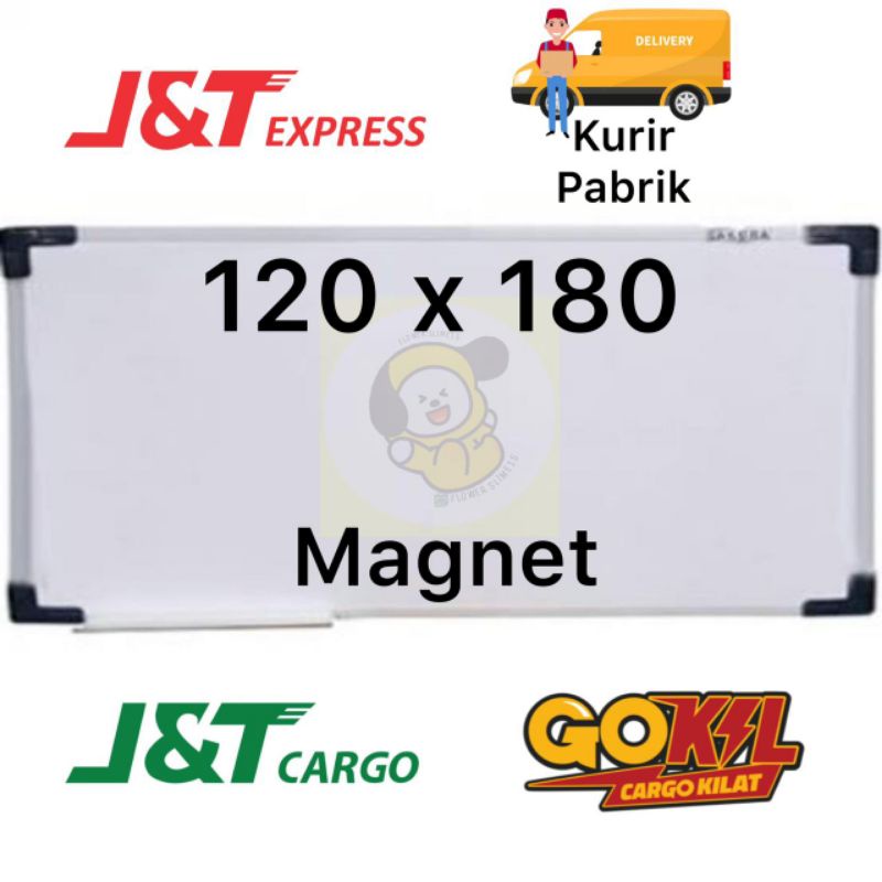 

Whiteboard sakura gantung 120x180 MAGNET READY papan tulis gantung 120x180 sakura