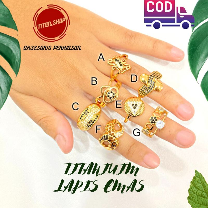 cincin Wanita Mata Hitam Cincin wanita murah Cincin cod