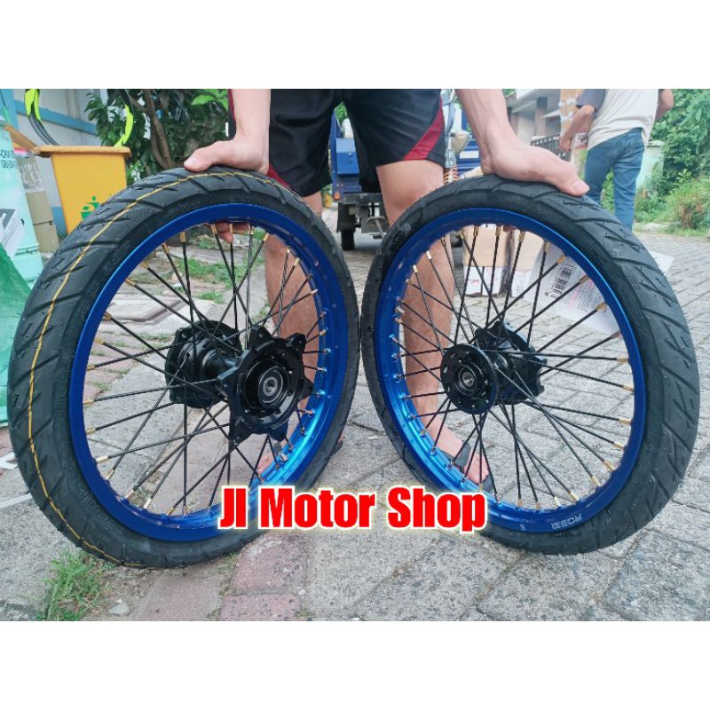 Velg Minimoto mini moto CRF 150 CRF150 KLX D-TRACKER 150 Ring 17 Plus Ban Kecil