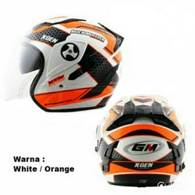 HELM GM INTERCEPTOR DOUBLE VISOR (XGEN)