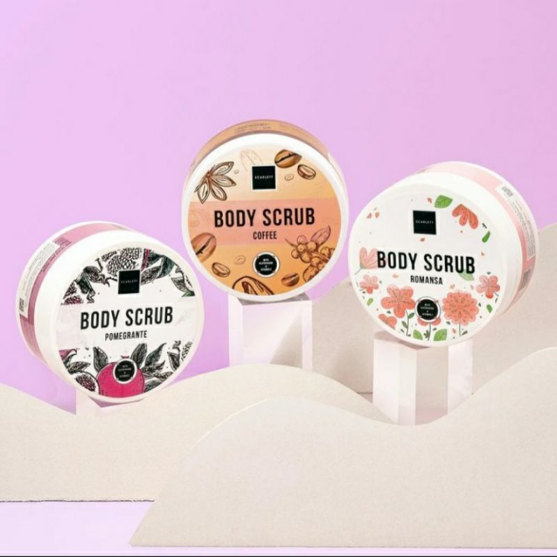 SCARLETT WHITENING Body Scrub - Body Scrub Scarlett , Scarlett Body Scrub , Scarlett Coffee , Lulur
