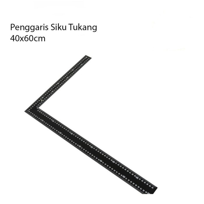 

Diskon Penggaris Siku Tukang 40X60Cm - Penggaris Siku L Besar 16X24Inch Promo