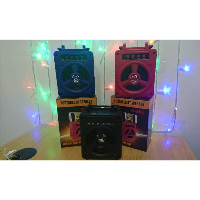 Speaker Bluetooth Tenteng /Portable BT Speaker Mini M-301