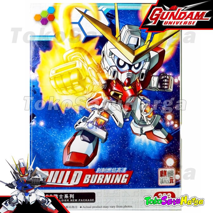 SD Gundam BB Build Burning Mainan Anak Rakit Robot Gunpla Mecha Premium