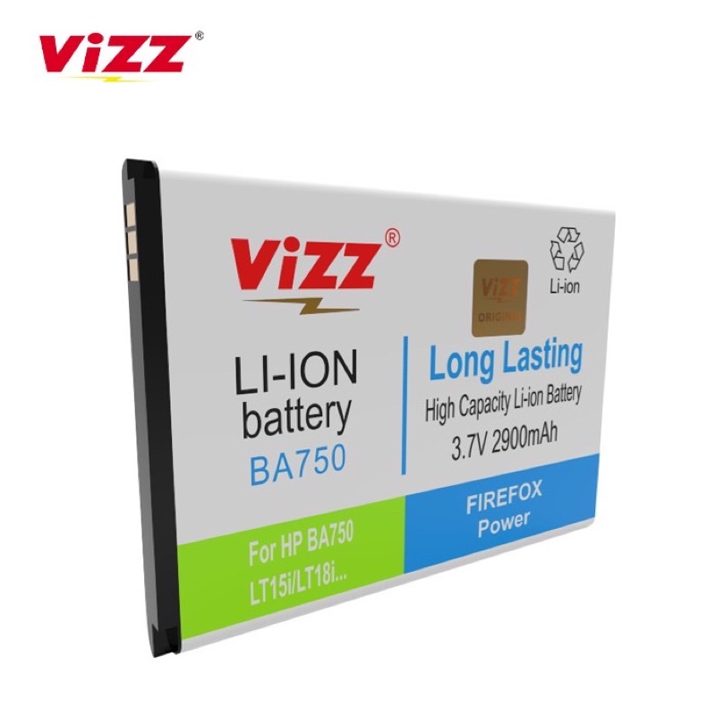 VIZZ Baterai Original Vizz Double Power SONY BA750 2900mah