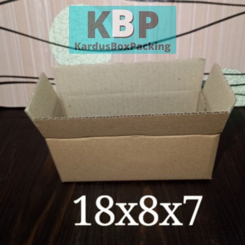 

Kardus 18x8x7 cm / Kardus Box Packing polos